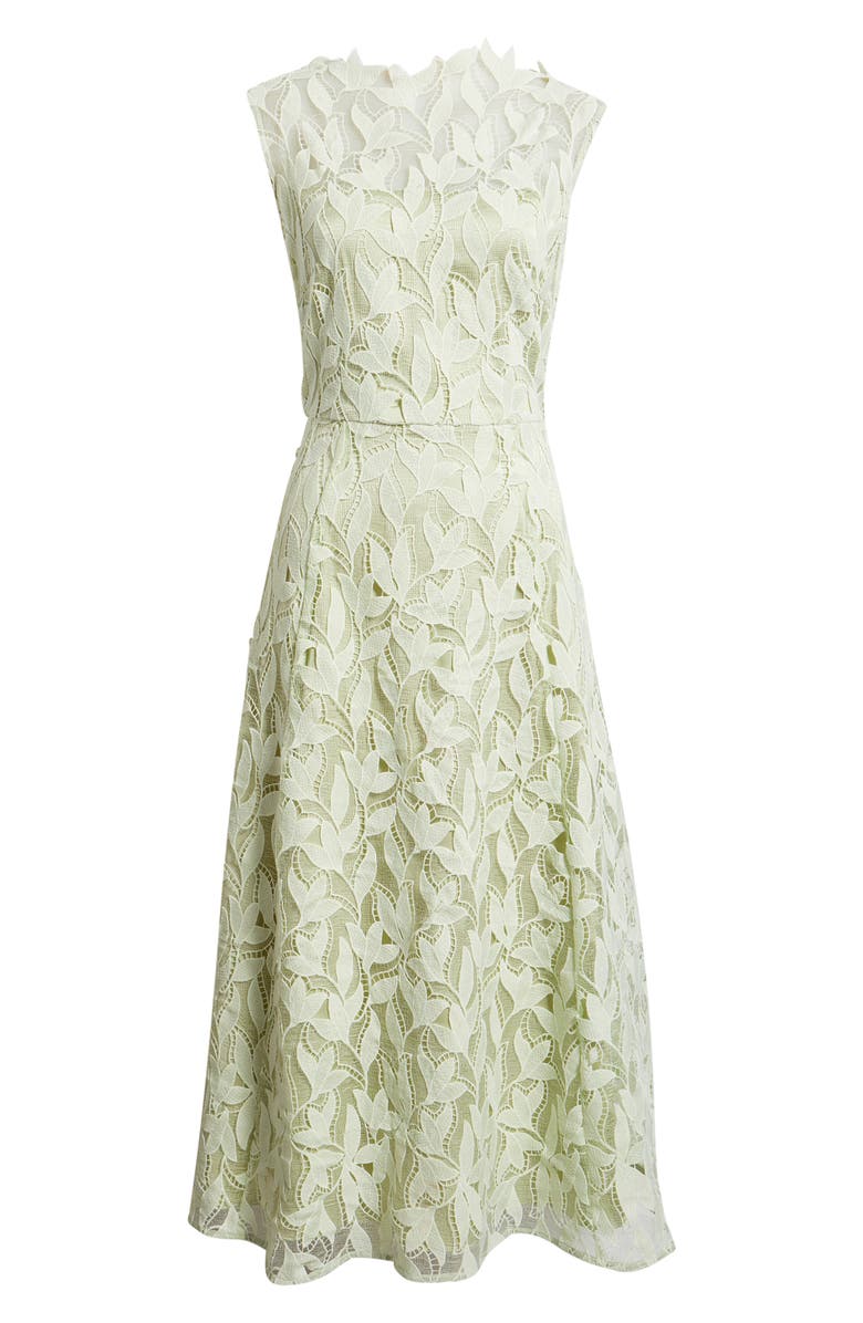 Elliatt Eris Lace Midi Dress, Alternate, color, Green