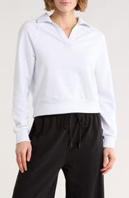 Z by Zella Relay French Terry Polo Sweatshirt