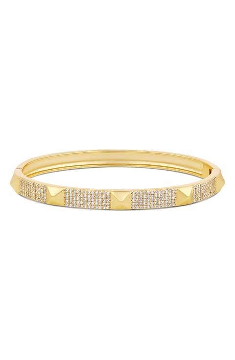 Studded Pavé Bangle