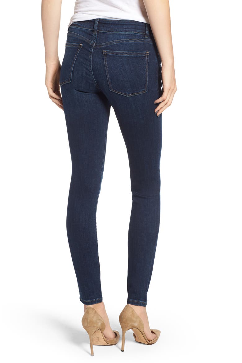 Florence Instasculpt Skinny Jeans, Alternate, color, ALBANY