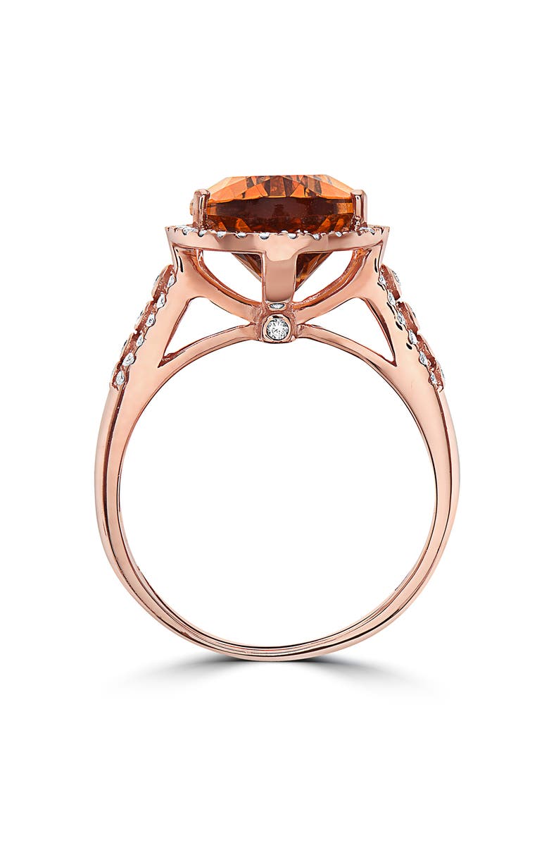 EFFY Diamond & Citrine Teardrop Ring, Alternate, color, 