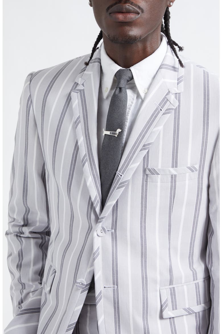 Limousine Hector Sterling Silver Tie Clip, Alternate, color, SILVER