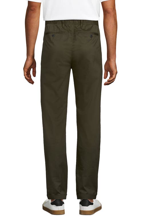 LANDS' END LANDS' END TAPERED FIT TRAVEL KIT CHINO PANTS