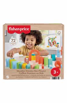 FISHER PRICE Wooden Domino Run Playset