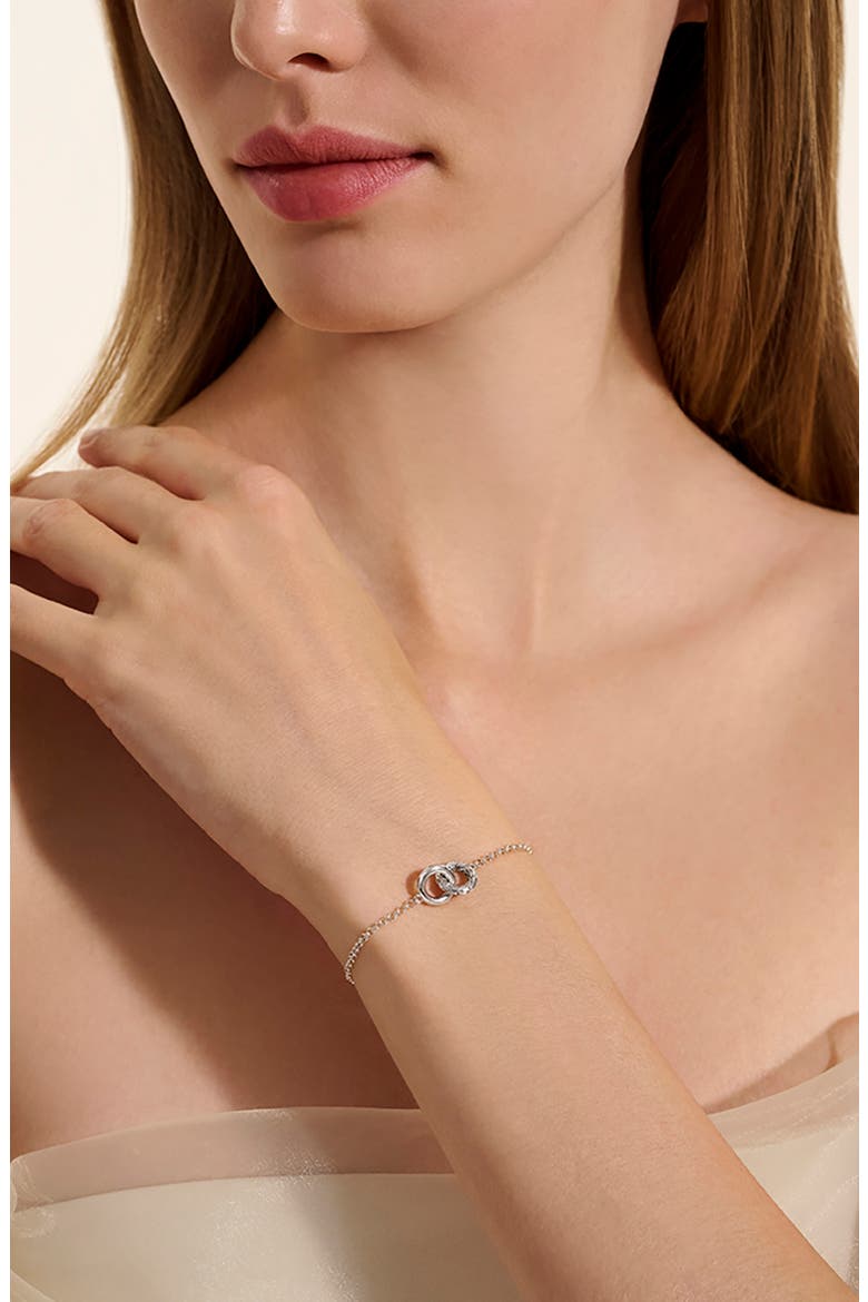 Essentials Linked Bracelet, Alternate, color, SILVER