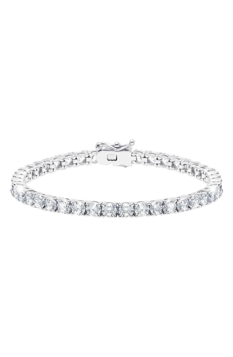 Crislu Cubic Zirconia Tennis Bracelet, Main, color,