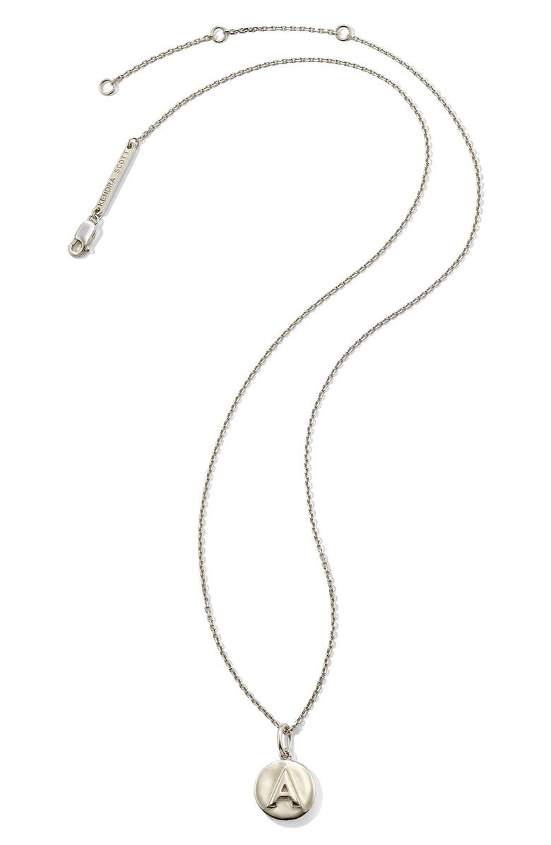 Kendra Scott Inital Coin Charm Necklace, Alternate, color, 