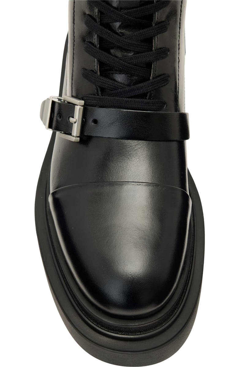 AllSaints Astrid Combat Boot, Alternate, color, Black Shine