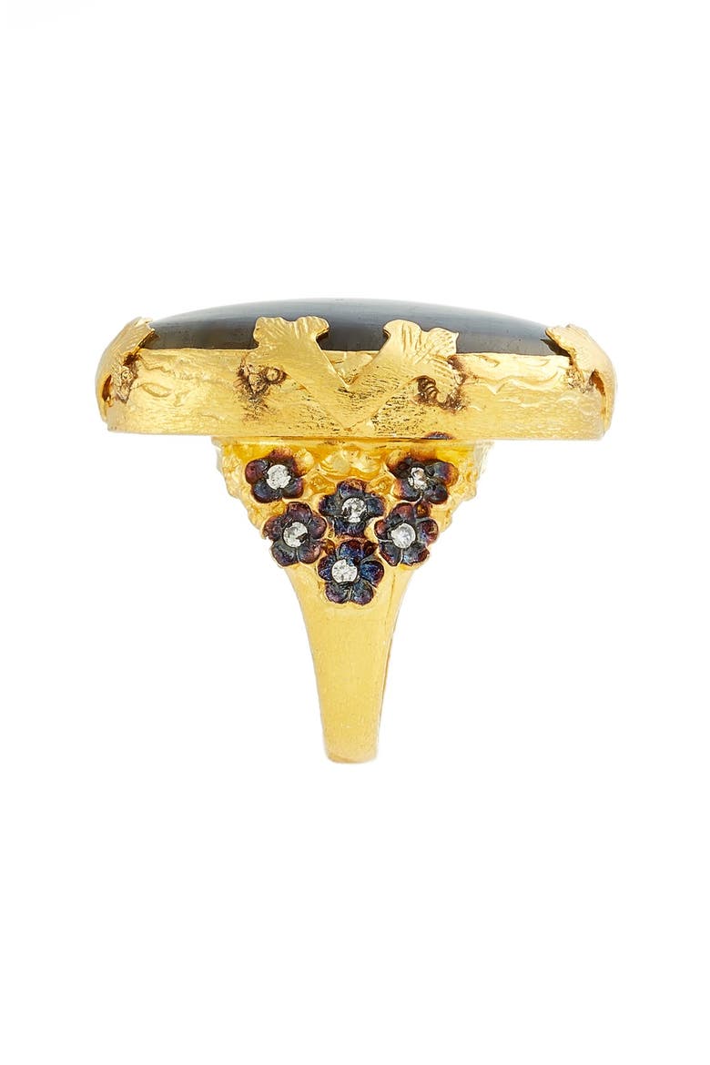 Labradorite Ring, Alternate, color, LABRADORITE / GOLD