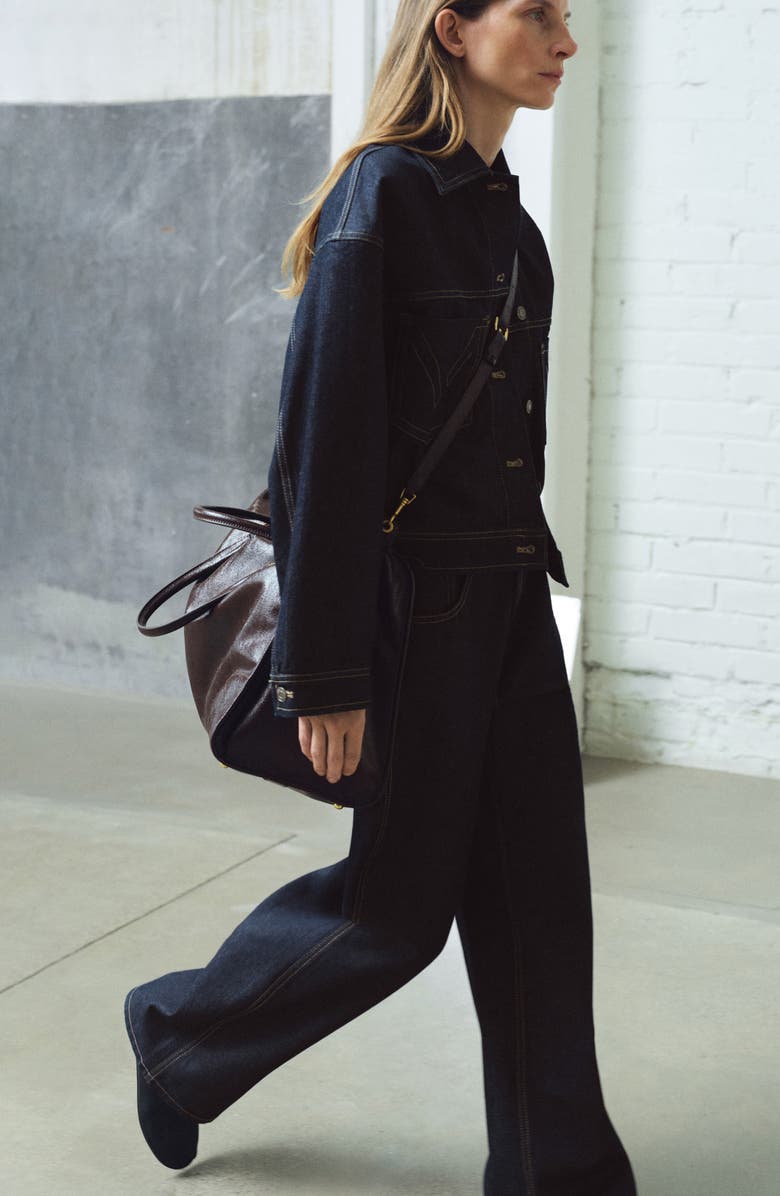 MANGO High Waist Balloon Jeans, Alternate, color, Open Blue