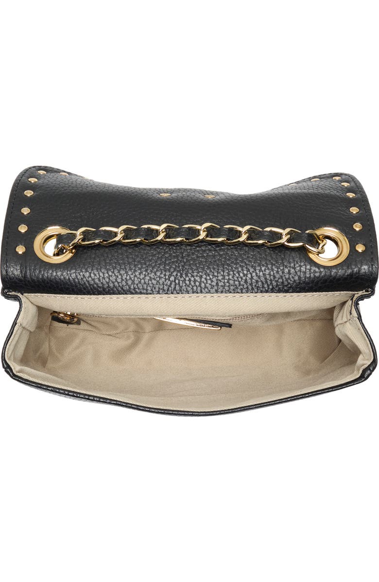 VALENTINO BY MARIO VALENTINO Poisson Preciosa Leather Crossbody Bag, Alternate, color, Black