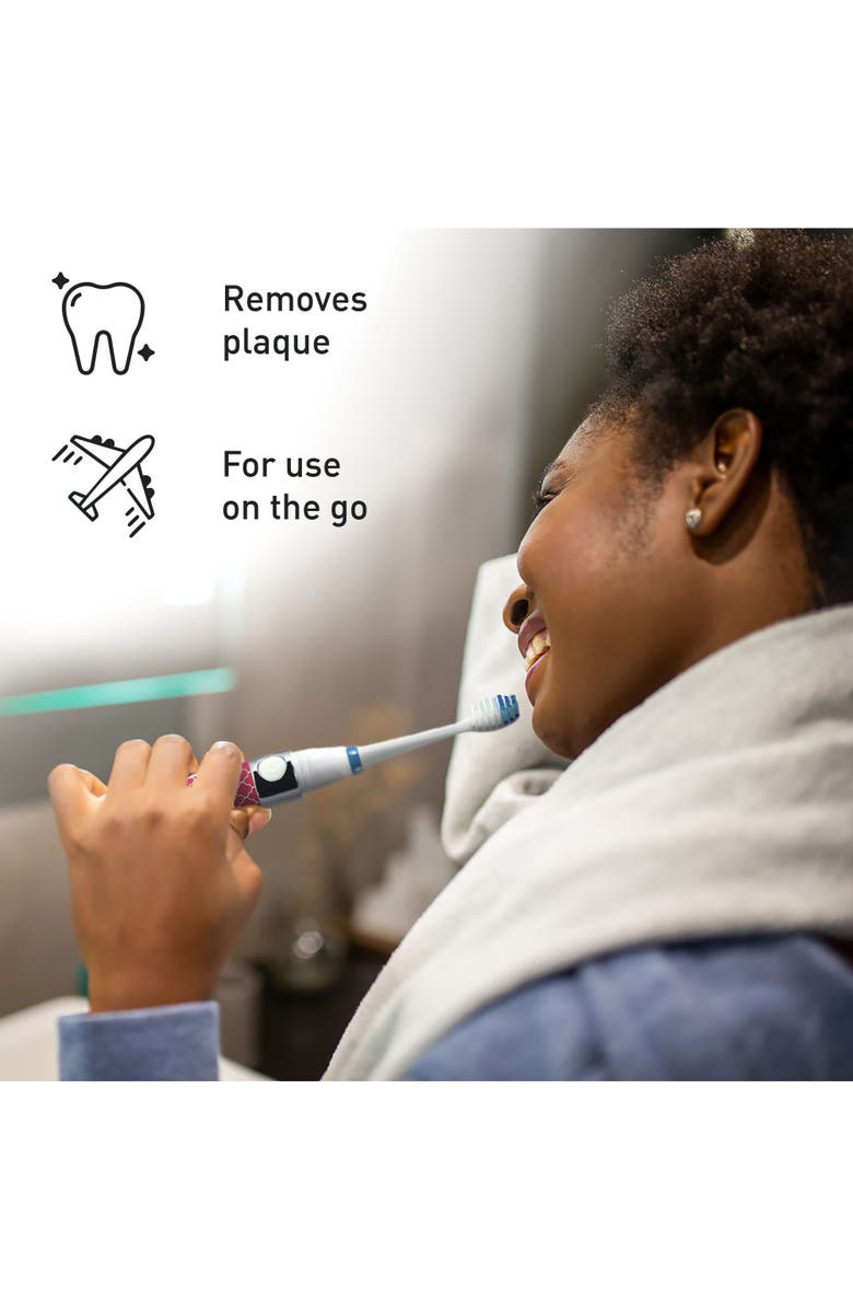 PURSONIC Water Flosser & Portable Sonic Toothbrush Oral Care Bundle - Complete On-the-Go Dental Hygiene Kit, Alternate, color, Black