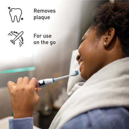 Pursonic Water Flosser & Portable Sonic Toothbrush Oral Care Bundle In Blue