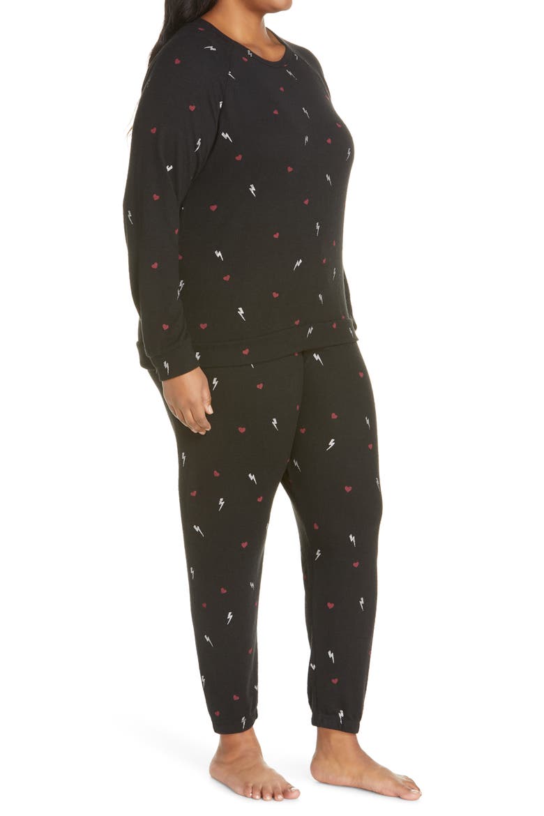 Peachy Pajamas, Alternate, color, BLACK