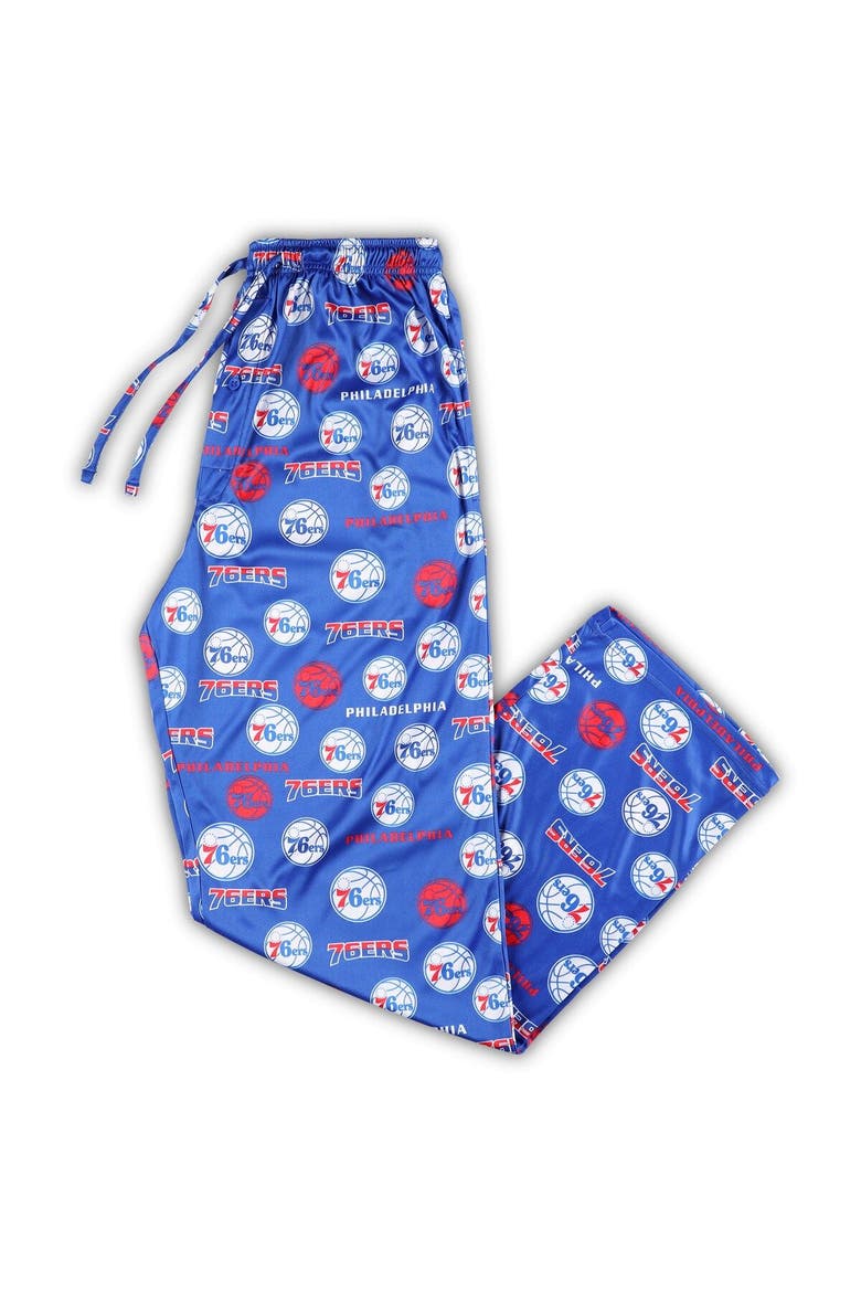 Men's Concepts Sport Royal Philadelphia 76ers Big & Tall Breakthrough Sleep Pants, Main, color, Royal