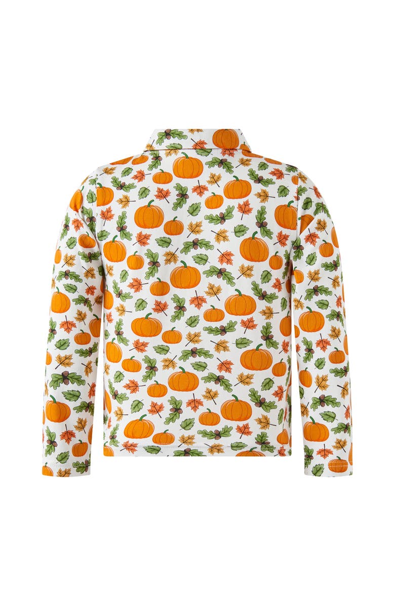Rachel Riley Pumpkin Polo, Alternate, color, Orange