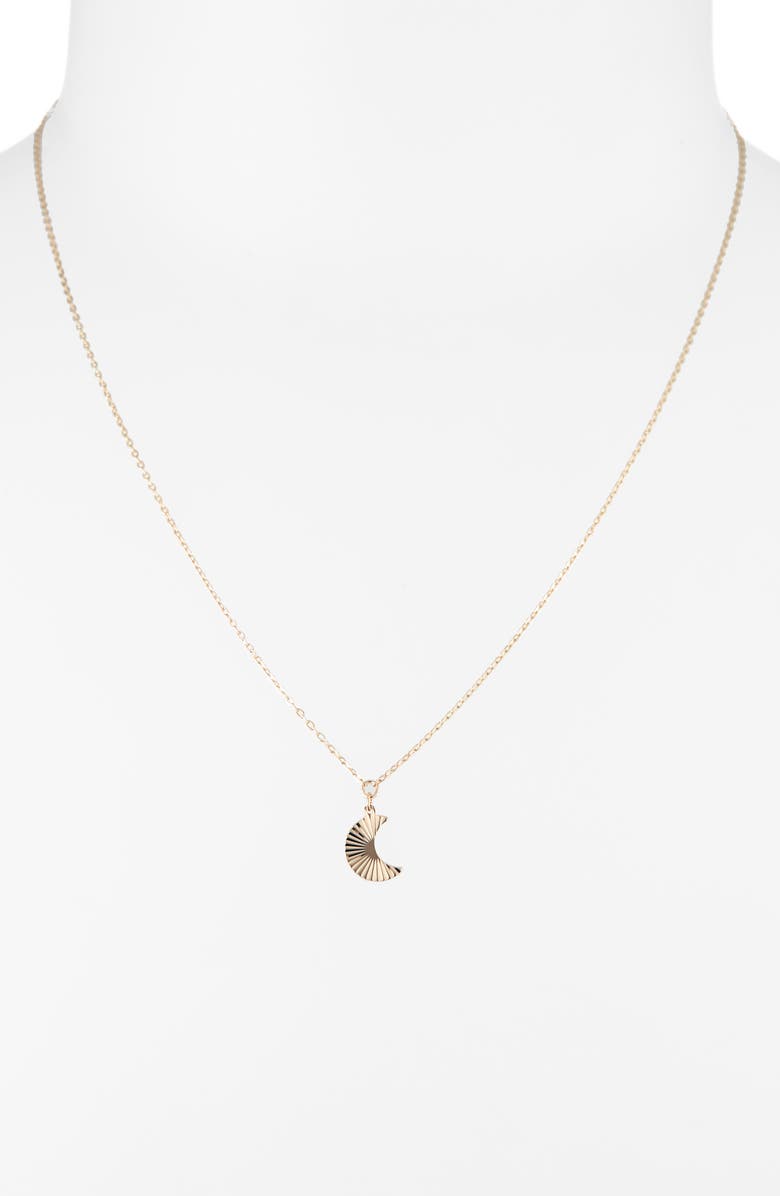 Bony Levy 14K Gold Moon Pendant Necklace, Alternate, color, 
