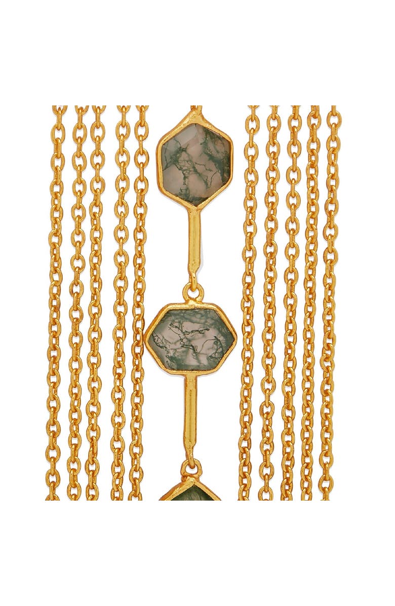 Dhwani Bhansal ZELENA CHANDELIERS, Alternate, color, Gold Plated