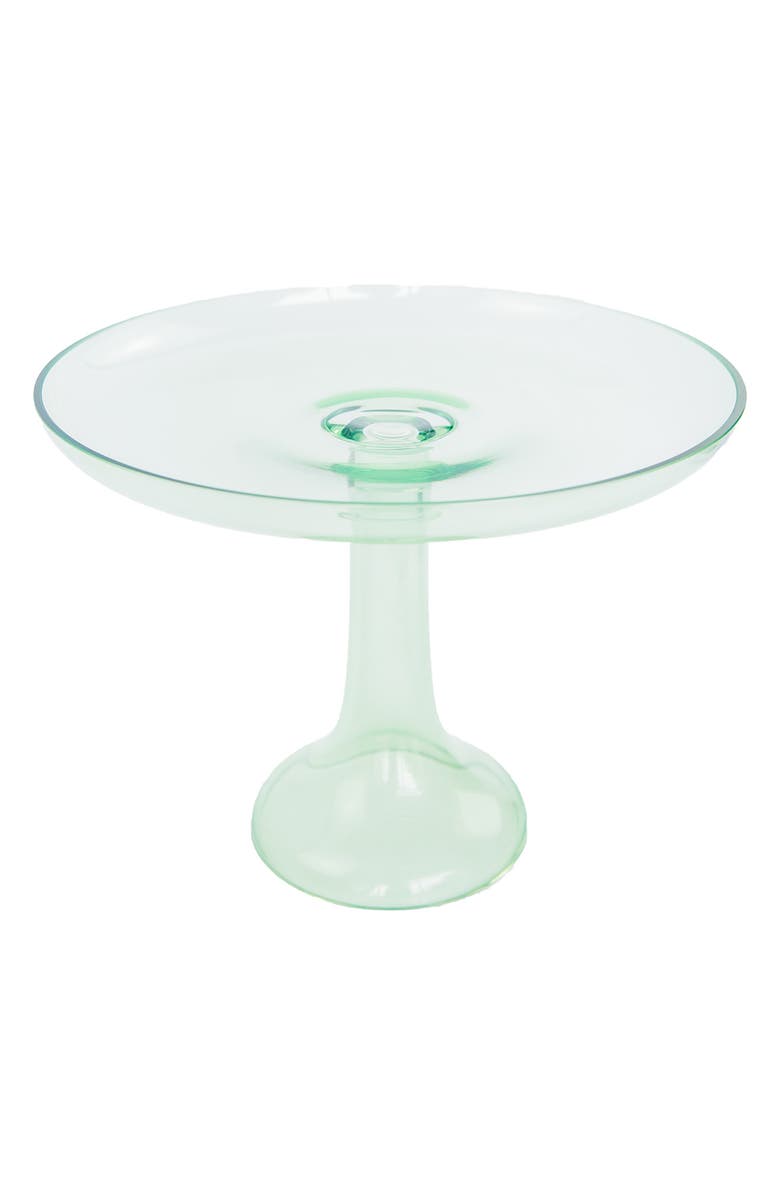 Estelle Colored Glass Cake Stand, Main, color, 