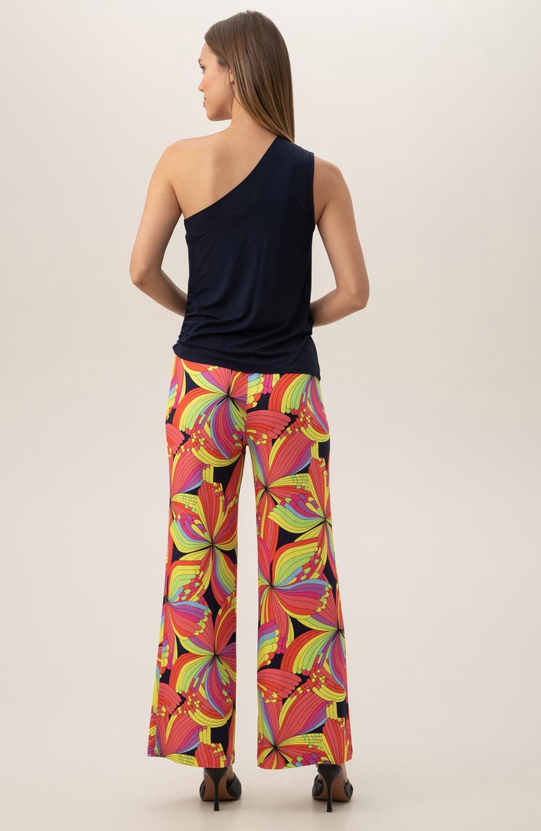 Trina Turk Atoll Print Wide Leg Pants, Alternate, color, 