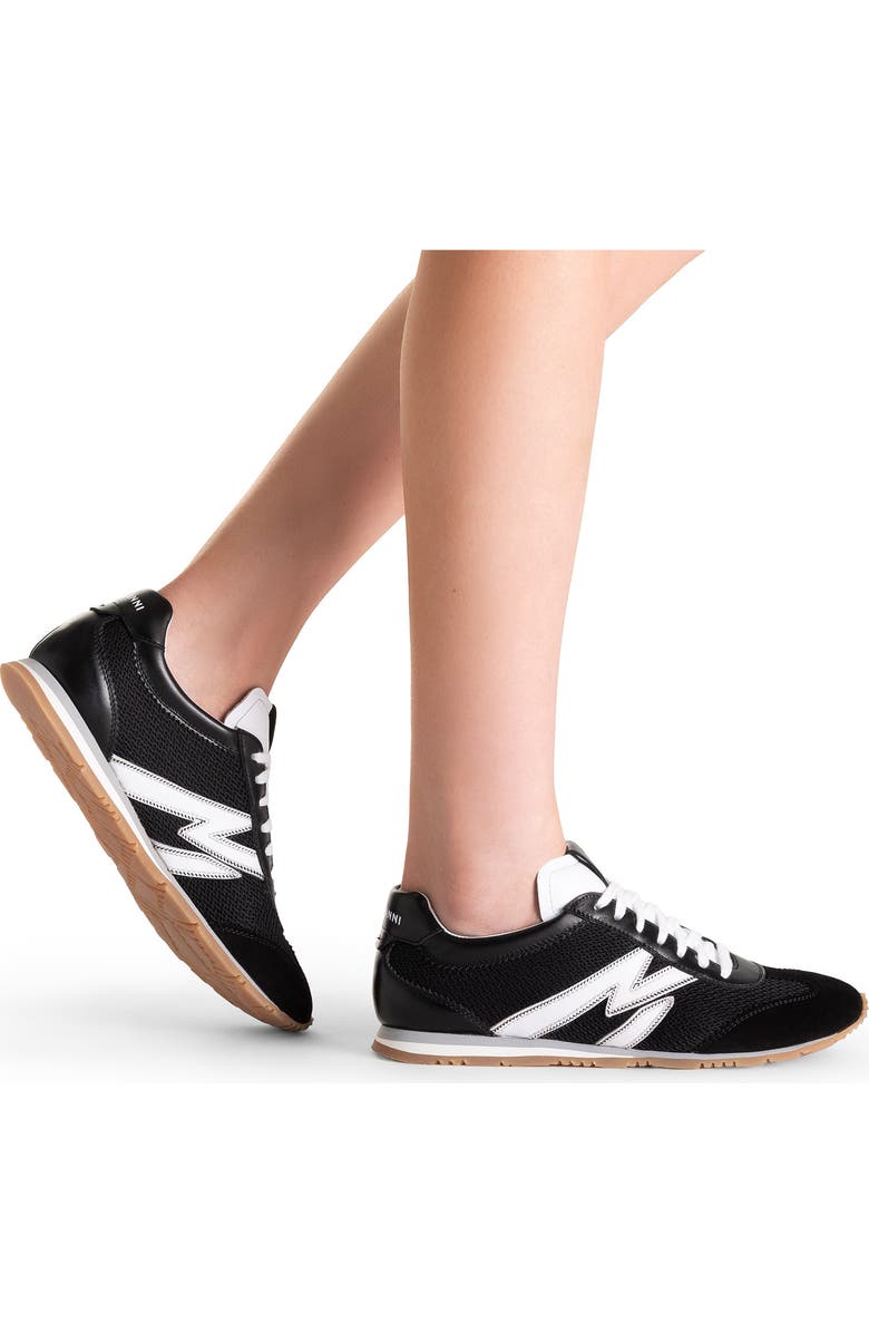Magnanni Lizzy Sneaker, Alternate, color, White And Black