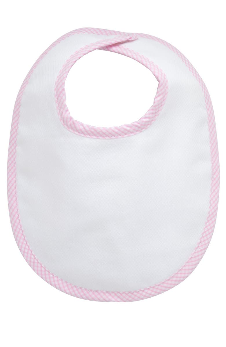 3 Marthas Small Check Basic Bib, Main, color, Pink
