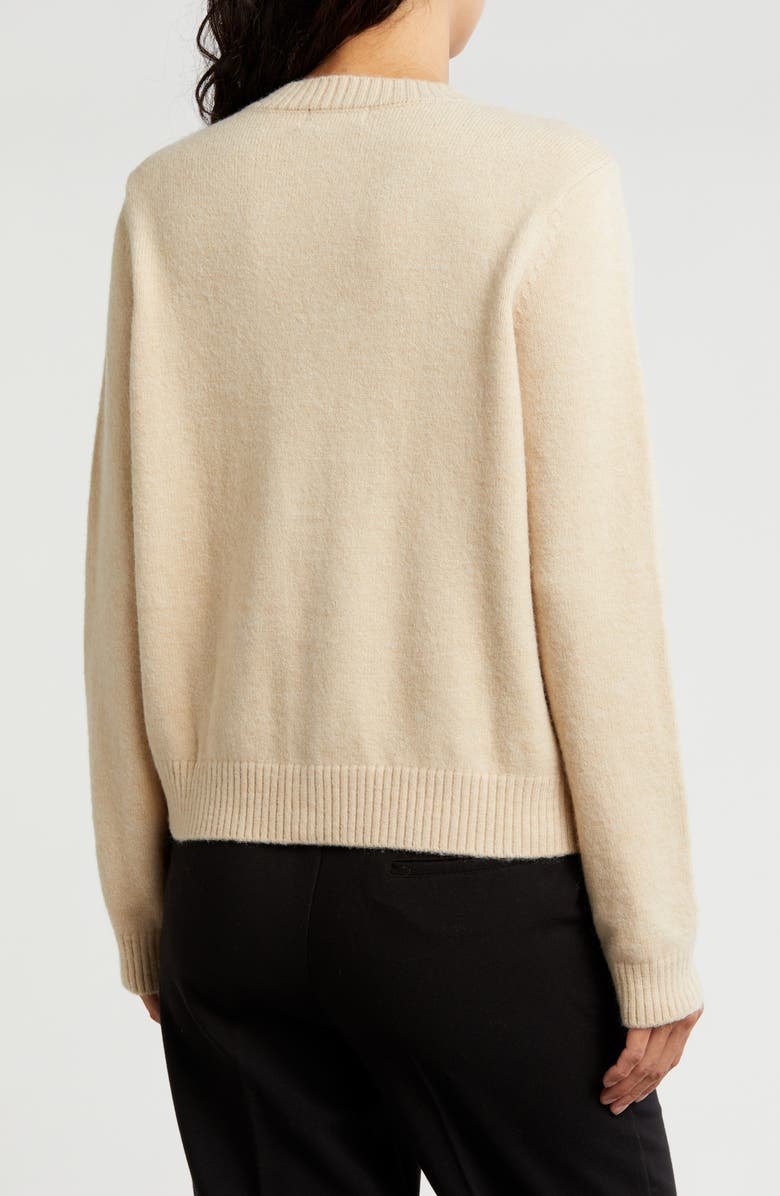 Flower Cable Knit Pullover Sweater