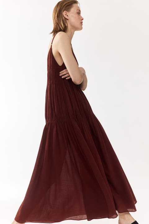Smocked Strappy Dress
