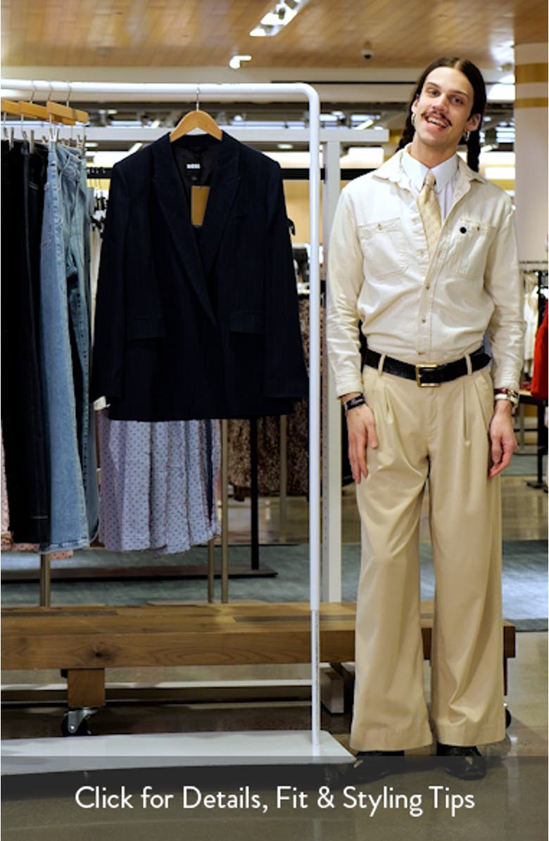 Janka Pinstripe Blazer, sales video thumbnail