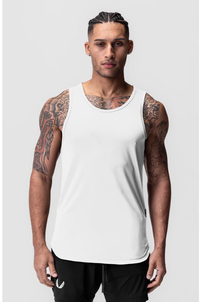 AeroSilver Tank Top, Main, color, White