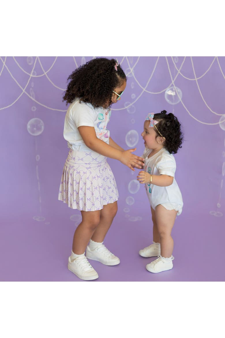 Lavender Bow Trellis Athletic Skort, Alternate, color, Lavender