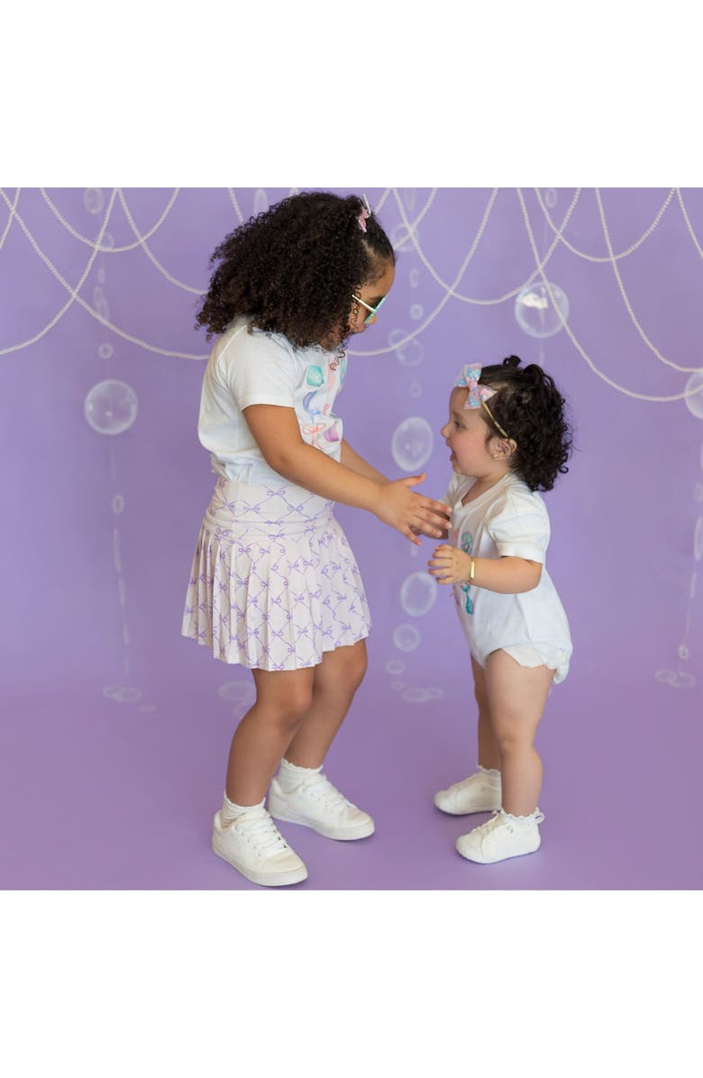 Sweet Wink Lavender Bow Trellis Athletic Skort, Alternate, color, Lavender