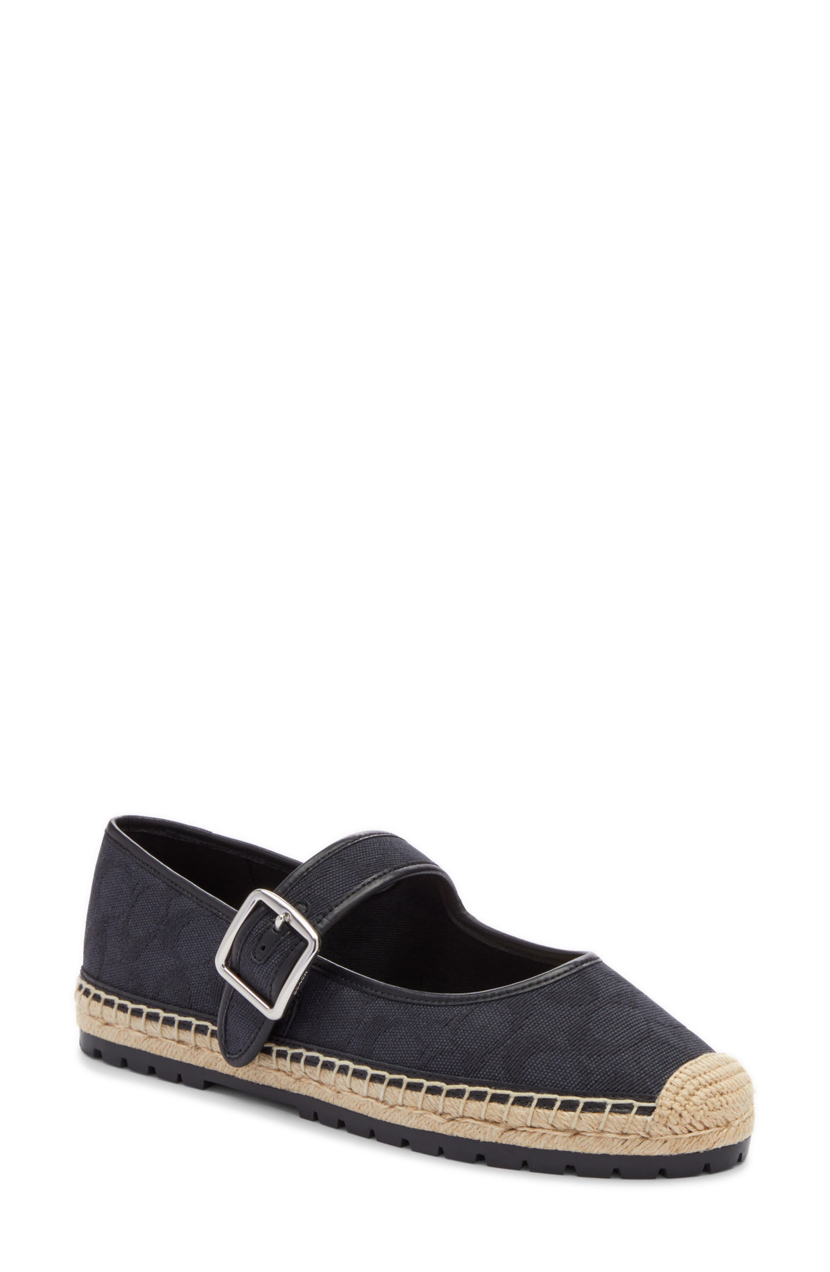 COACH Courtney Espadrille Mary Jane Flat, Main, color, 