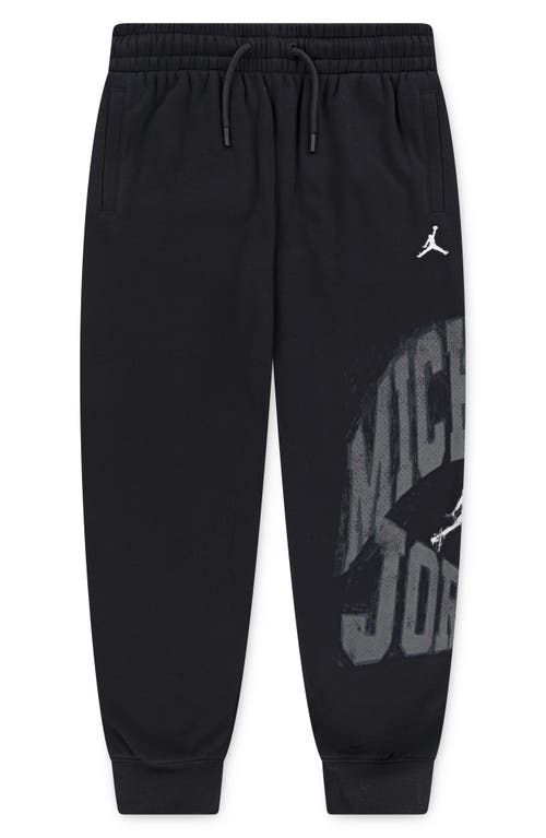 Jordan Big Boys Motion, Versatility And Performance Fleece Pants In Black
