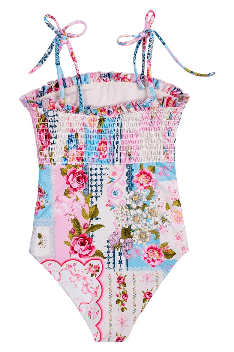 Kids' Lewis Meraki One-Piece Swimsuit, Alternate, color, PINK