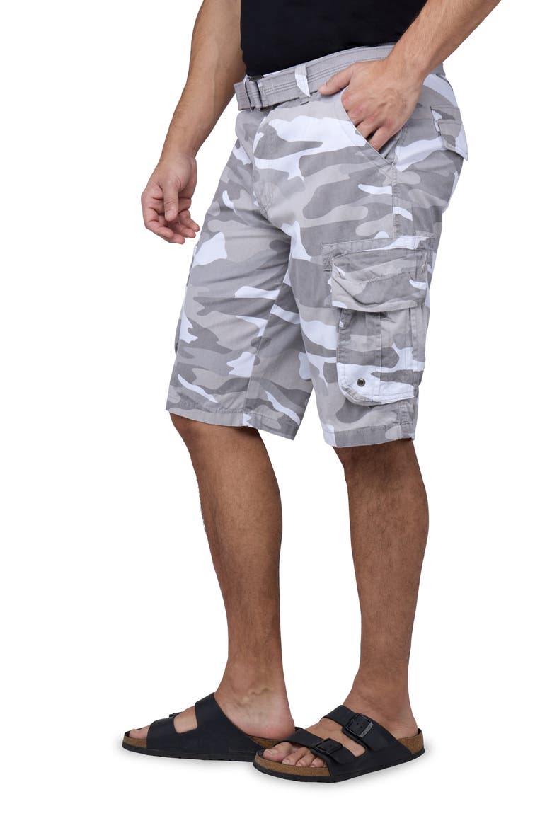 Cargo Shorts, Alternate, color, WHITE CAMO