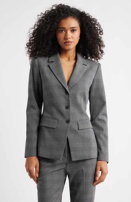 Open Edit The Icon Fitted Single Breasted Blazer