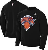 Jordan Brand Men's Jordan Brand Black New York Knicks Statement Edition Sweatshirt