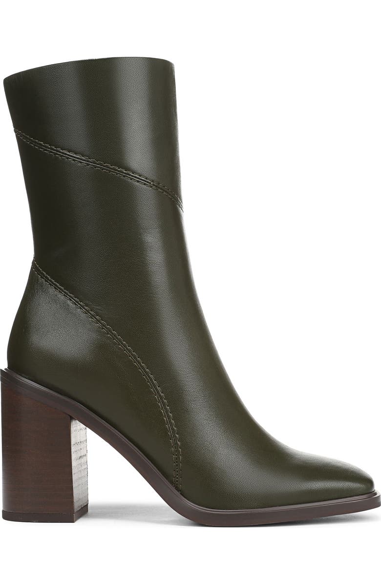 Franco Sarto Stevie Block Heel Bootie, Alternate, color, Deep Olive Green