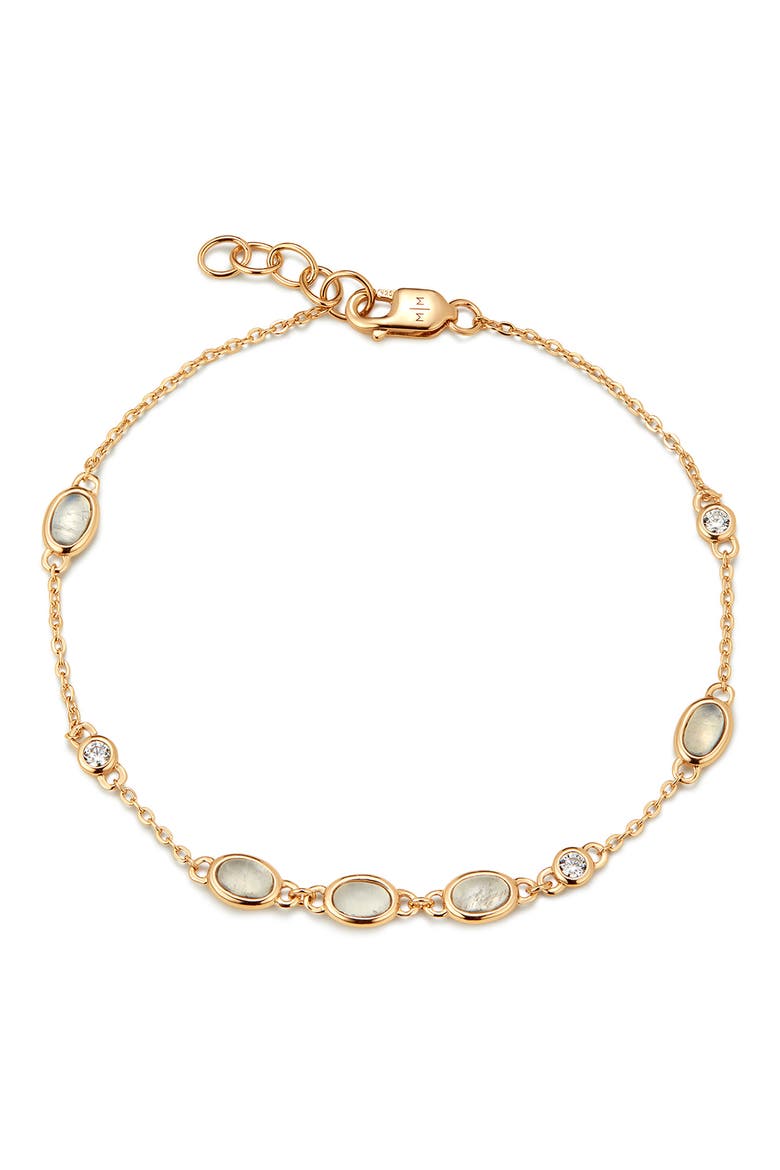 Aura Station Bracelet, Main, color, GOLD VERMEIL