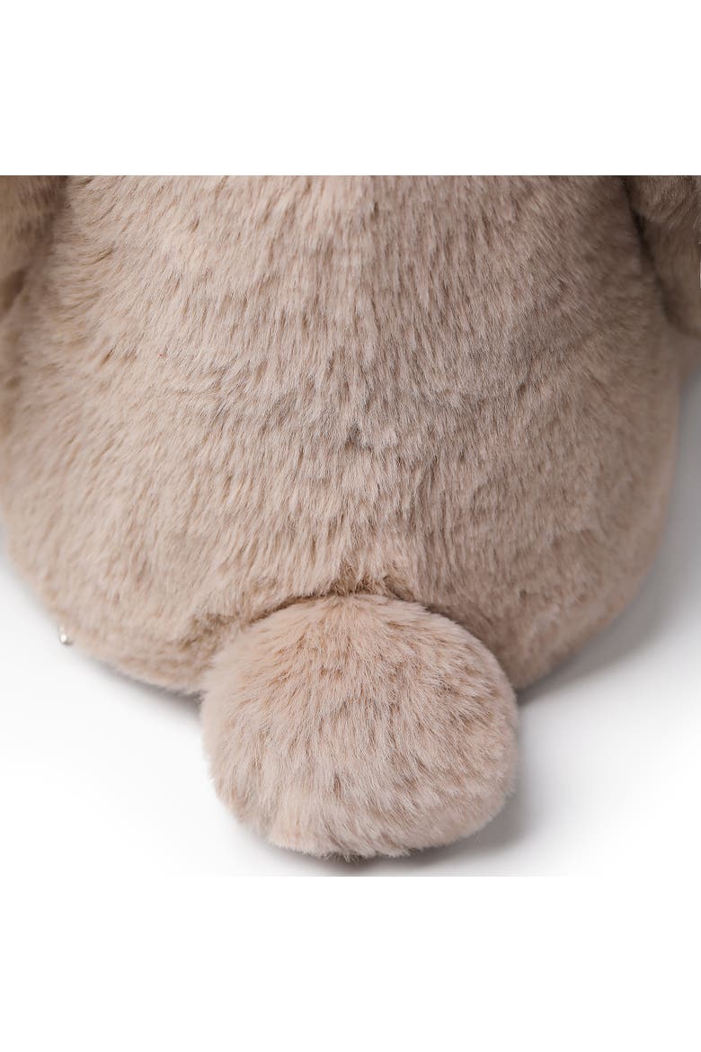 Silverleaf Grey Smiling Rabbit 9.8in Plush, Alternate, color, Multicolored