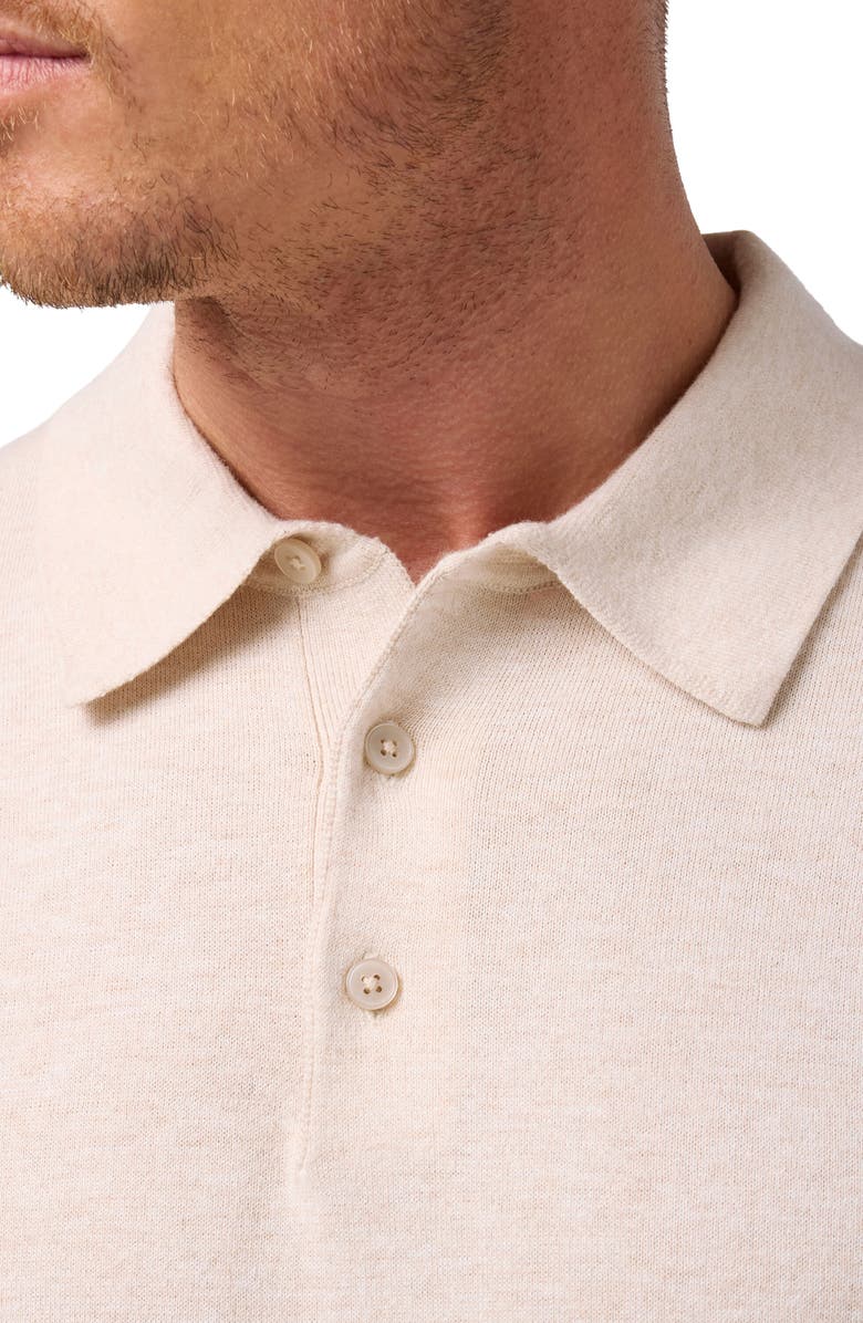 Mizzen+Main Ashe Cotton Blend Performance Sweater Polo, Alternate, color, 