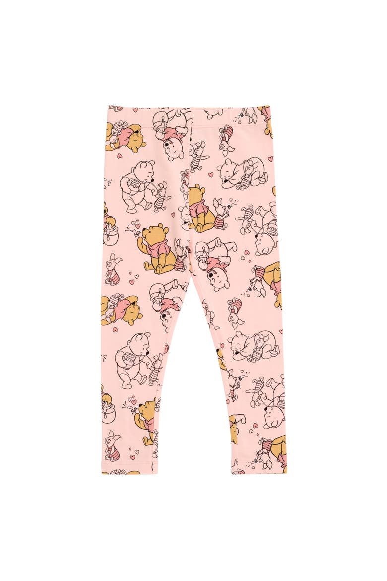 Winnie the Pooh Fleece 2-Piece Hoodie and Leggings Set, Alternate, color, Pooh Piglet Tan Pink
