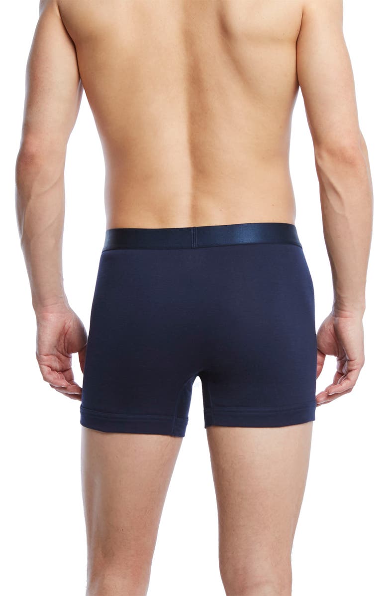 2(x)ist Pima Cotton Boxer Briefs, Alternate, color, Navy Blazer
