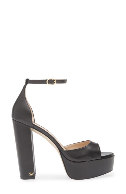 Stuart Weitzman Pamela Platform Sandal In Black