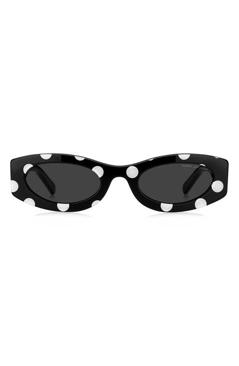 51mm Oval Sunglasses