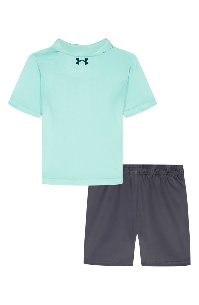 Under Armour Kids' Polo & Shorts Set, Alternate, color, Turquoise/ White