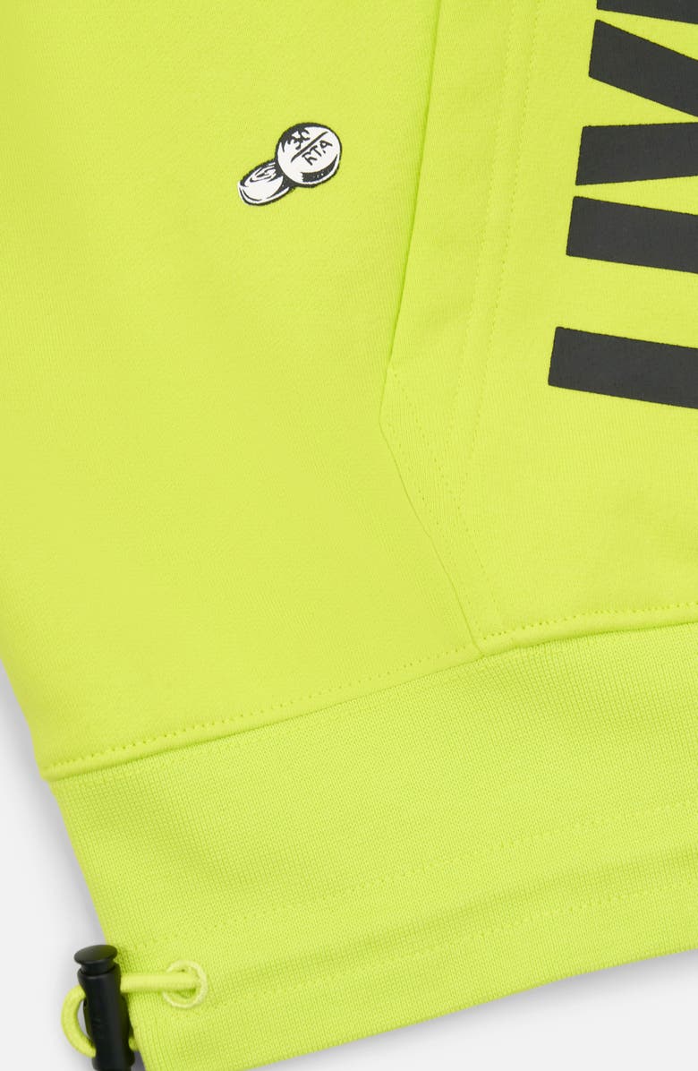 RtA Jordon Underground Graphic Hoodie, Alternate, color, Neon Underground