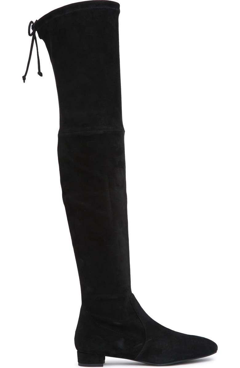 Stuart Weitzman Genna Over-the-Knee Boot, Alternate, color, Black Suede