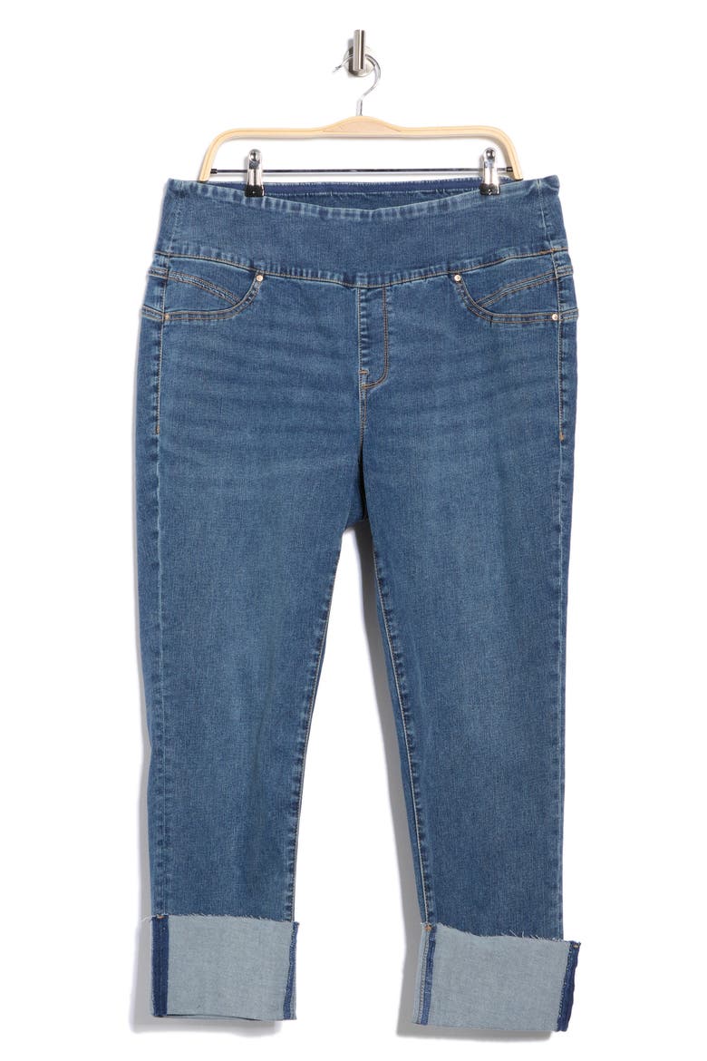 Pull-On High Cuff Pants, Alternate, color, ST. JAMES
